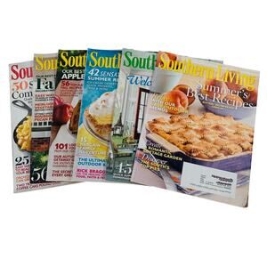 Southern Living Magazine 2010 2011 2012 Lot Of Six Issues Recipe Cobbler Comfort